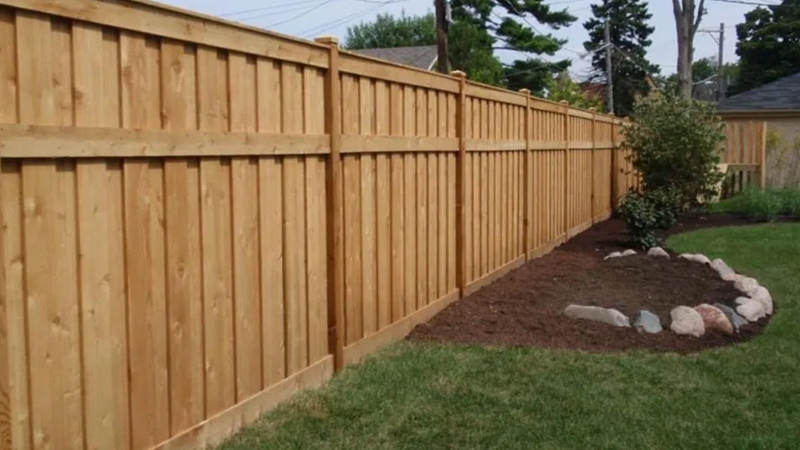 medium wooden fence 3