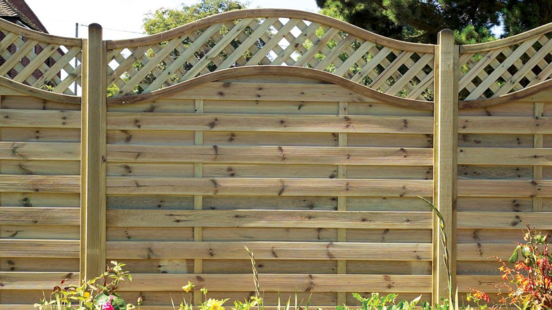 medium wooden fence 6